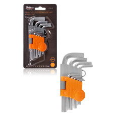Set of hex keys short inbus 9 items (1.5,2,2.5,3,4,5,6,8,10 mm) formation.suspension AT-9-20