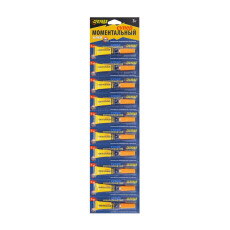 Instant glue SECUNDA 3 g., on tape, 12 pcs./288 pcs.