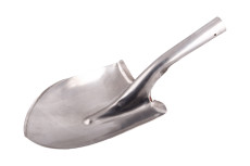 Shovel for bulk cargo LSG-215-STAINLESS steel (S=1.5 mm, 215*290*495 mm), without cuttings