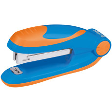 Степлер №10 Berlingo "Fuze" до 15 л., 50 скоб, пластиковый корпус, голубой