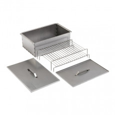 Two-tier smokehouse with a tray for collecting fat 450x280x170 steel 1.5 mm (K-002) Tonar