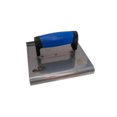 The trowel is angular (edge bending) 170x150 mm. The PROS series.