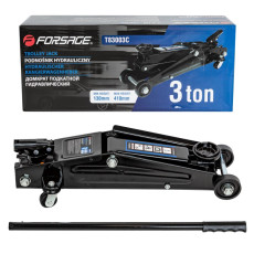 3 t hydraulic jack with rotating handle (h min-130 mm, h max-410 mm) narrow base