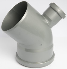 Special branch 110 by 50 mm 45 degrees rear. Flextron