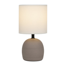 Rivoli Sheron 7044-503 Table Lamp 1 * E14 40W ceramic brown with lampshade