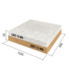 Панель Комфорт 1220х590х22 смл10/двп11