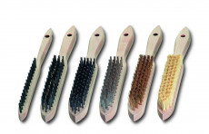 Manual 4-row brush with a diameter of 0.35 mm (Lessmann, KRONBURSTE)