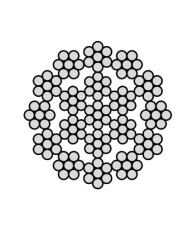 Rope for manipulator 8 mm DIN 3069 8,0-19x7-sZ-B-1770/180 55 meters