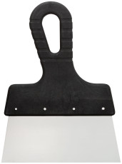 Facade spatula, stainless steel, plastic handle, 150 mm
