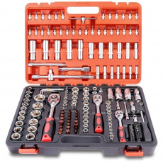 Набор инструментов 172 предмета GOODKING K-10172 1/4" 3/8" 1/2" трещотка 24 зуба Набор инструментов для автомобиля