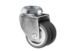 The wheel support is double under the bolt