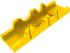 Стусло пластиковое, 300х65 мм, фигурн, желтое