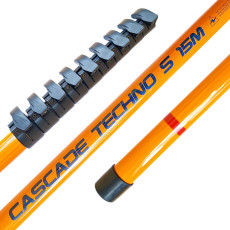 Telescopic carbon fiber rod Cascade Techno S 15m