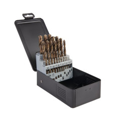 Metal drill set, HSS-Co, 25 items