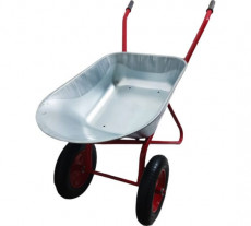 Тачка строительная 2-колесная 110л колесо пневматическое 4.00/8 d20 мм