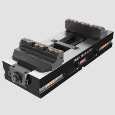 Self-centering vise IMG 160 - 420 with SinterGrip STD jaws, double clamp