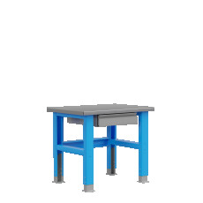 Industrial Metal Table 1000 mm PLC (RAL5015 and RAL7037) 115001