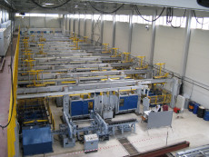 Complex of equipment for complete machining of wagon axles PLM0098