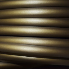 Полиротанг TREVO серия LIDER, гладкий, 7мм, ПОЛУТРУБКА, бронза металлик, 100 м