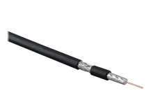 COAX-RG6-LSZH-500 Кабель коаксиальный RG-6, 75 Ом (ТВ, SAT, CATV), жила - 18 AWG, внешний диаметр 6.9мм, LSZH (бухта 500 м)