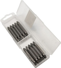 Бита отверточная ПРАКТИКА "Профи" двусторонняя PH-2 / PZ-2 х 50мм (10шт), кассета