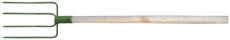 4-horned manure pitchfork welded with wooden handle