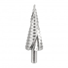 Metal step drill bit TITANIUM 4.0-30.0 mm 98 mm 65 HRC P6M5 TiN Kranz