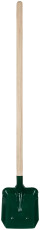 Shovel with stiffeners with wooden handle 220x270x1450 mm