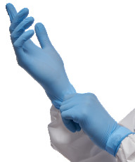 Puretech Neutrino nitrile gloves with textures. fingers 24cm, M, blue, 50 pairs/pack G1052