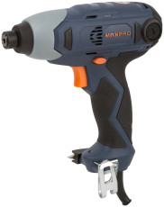 MAX-PRO Electric impact screwdriver 240 W; 0-3600 rpm; 0-4200 rpm; chuck 6.35 mm for a bit; 100 Nm; speed control; reverse; rubber