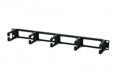 CM-1U-PL Cable Organizer with plastic rings 55x44 mm, 19