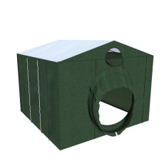 Палатка сварщика МногоТентов (ПС-3) 3x3 м (Стены брезент ОП/крыша ткань ПВХ)