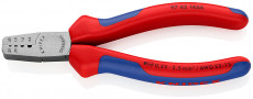Press pliers for crimping contact sleeves, number of sockets: 4, 0.25 - 2.5 mm2 (AWG 23 - 13), L-145 mm, 2-k handles