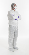 Kimtech™ A8 Jumpsuit - Non-Sterile / White /L (25 Jumpsuits)
