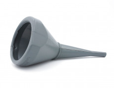Small plastic funnel D140 mm with mesh