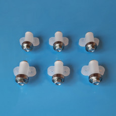 Compact bearing rollers for medium loads (6 pcs), height 21 mm