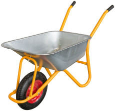 Construction Pro wheelbarrow, 75 l, carrying capacity 210 kg