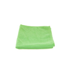 Microfiber cloth, 30*30cm, 200 g/m2, green, without packaging, Room /100 pcs.