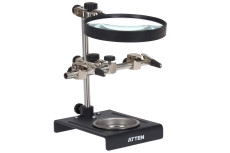 Tripod with a magnifying glass FT-90A