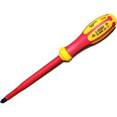 Диэлектрическая отвёртка 1000V DUEL крестообразный шлиц Ph2x150 мм, длина 260мм, DE02-002-150