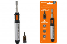 Autonomous gas soldering iron PAG-1, (3 tips: stinger, cutter, hair dryer), 12 ml 