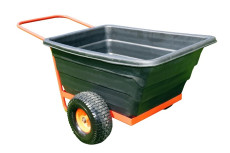 Industrialist 2-wheel anti-impact wheelbarrow, 300 liters
