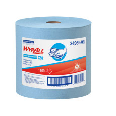 WYPALL* X60 Wipes - Large Roll / Blue (1 Roll x 1100 sheets)