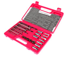Set of extractors 5-16mm for bolts with torn internal thread (in the case) 25 items JTC /1/24