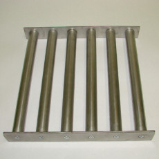 Rectangular magnetic grid PROF-MAGNET, 300x300x40 mm, 6 rods