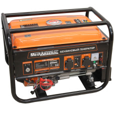 Генератор бензиновый MegArsenal GBL3500Е (3.5 / 3.2 кВТ; ручной + электростартер)