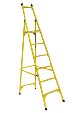 Fiberglass stepladder with symmetrical support SSS-2,9-F40P