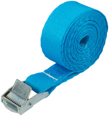 Belt for securing cargo, buckle with lock, tape 25 mm x 2.5 m, 250 kg