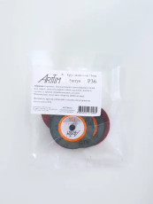Fiber ceramic disc P36 75 mm. set of 5 pcs.