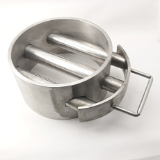 Magnetic grid PROF-MAGNET round with cleaning system, 150x80 mm, 3 rods